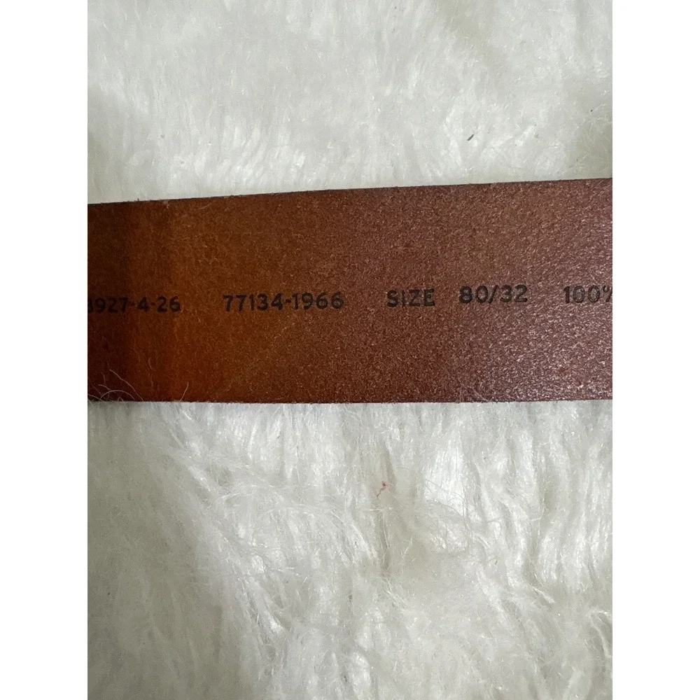 Levis Belt Mens  Brown Full Grain Bovine Leather Ranch Americana wear Western 32